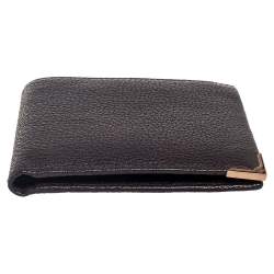 Ermenegildo Zegna Dark Brown Leather Bifold Wallet 