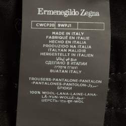 Ermenegildo Zegna Brown Wool Joggers XL