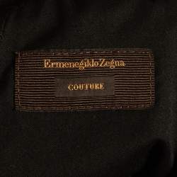 Ermenegildo Zegna Brown Wool Joggers XL