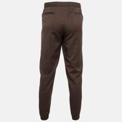 Ermenegildo Zegna Brown Wool Joggers XL