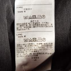 Ermenegildo Zegna Grey Cotton Long Sleeve Shirt L