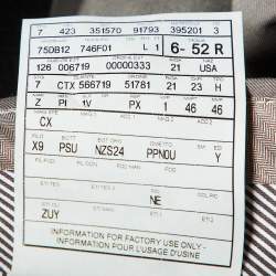Ermenegildo Zegna Grey Wool & Silk Trofeo 600 Regular Fit Trousers XL