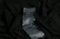 Ermenegildo Zegna Black Wool Pique Polo T-Shirt XL