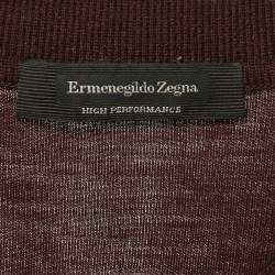 Ermenegildo Zegna Brown Jersey Raglan Sleeve T-Shirt L