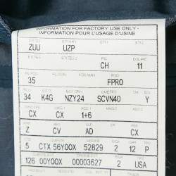 Ermenegildo Zegna Blue Wool Pants Suit M