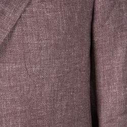 Pre Owned Ermenegildo Zegna Marled Cashmere Blend Blazer L