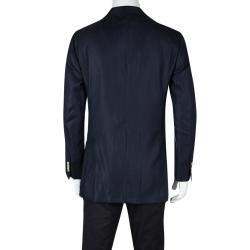 Pre Owned Ermenegildo Zegna Navy Blue Travel Blazer XL