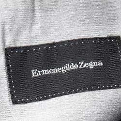 Pre Owned Ermenegildo Zegna Navy Blue Travel Blazer XL