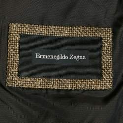 Ermenegildo Zegna Green Wool Blend Single Breasted Blazer XXXL