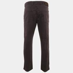 Ermenegildo Zegna Brown Cotton Jeans XL Waist 36"