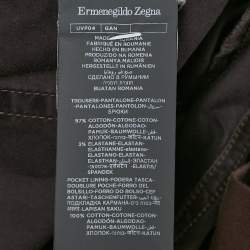 Ermenegildo Zegna Brown Cotton Jeans XL Waist 36"