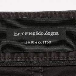 Ermenegildo Zegna Brown Cotton Jeans XL Waist 36"
