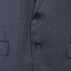 Ermenegildo Zegna Blue Wool Single Breasted Suit XXL
