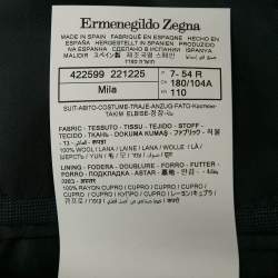 Ermenegildo Zegna Blue Wool Single Breasted Suit XXL