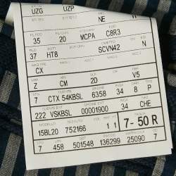 Ermenegildo Zegna Blue Wool Single Breasted Blazer L