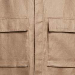 Ermenegildo Zegna Beige Linen Oversized Shirt XXL