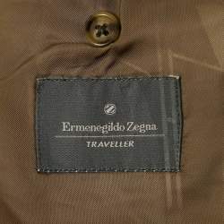 Ermenegildo Zegna Traveller Brown Regular Fit Blazer L