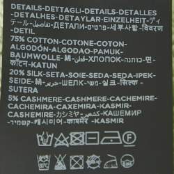 Zegna Green Rib Knit Crewneck Sweater L