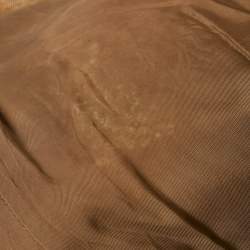 Ermenegildo Zegna Beige Silk & Cashmere Button Front Blazer XL