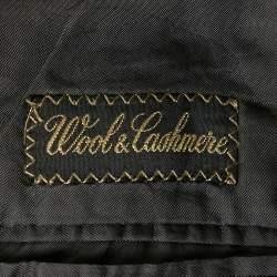 Ermenegildo Zegna Black Wool & Cashmere Button Front Blazer M