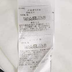 Pre Owned قميص إيرمنجلدو زينيا قطن أبيض بقصة عادية مقاس ثلاثة إكس لارج