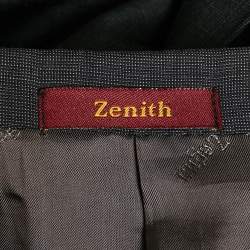 Pre Owned Ermenegildo Zegna Zenith Black Wool Single Breasted Blazer XXL