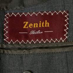 Pre Owned Ermenegildo Zegna Grey Wool Single Breasted Blazer XL