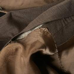 Pre Owned Ermenegildo Zegna Brown Wool Zenith Tailored Blazer XXL