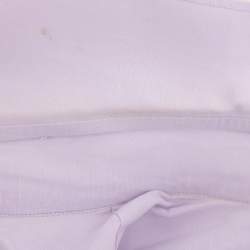 Pre Owned Ermenegildo Zegna Lilac Linen Blend Long Sleeve Shirt S