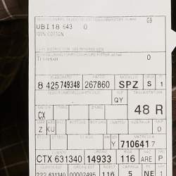 Pre Owned Ermenegildo Zegna Brown Gabardine Cotton Trousers M