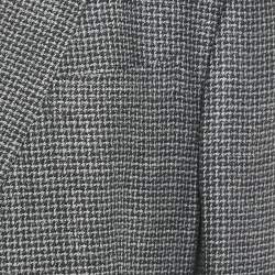 Pre Owned Ermenegildo Zegna Grey Patterned Wool Blend Single Breasted Blazer XXXL