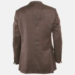 مملوكة مسبقًا بليزر إيرمنجيلدو زينيا بنقشة وردية خليط قطن كبير