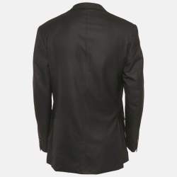 مملوكة مسبقًا Ermenegildo Zegna Black Wool Regular Fit Blazer M