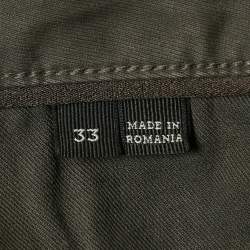 Pre Owned Ermenegildo Zegna Grey Denim Slim Fit Pants M/Waist 33"