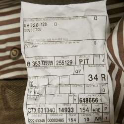 مملوكة مسبقًا بنطلون جينز إيرمنجيلدو زينيا دينم بني بقصة عادية مقاس خصر 32 إنش متوسط