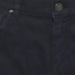 مملوكة مسبقًا Ermenegildo Zegna Navy Blue Denim Slim Fit Pants M/Waist 33"