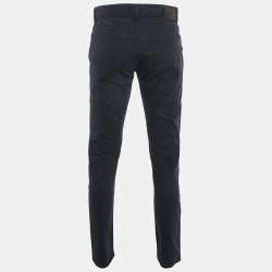 مملوكة مسبقًا Ermenegildo Zegna Navy Blue Denim Slim Fit Pants M/Waist 33"