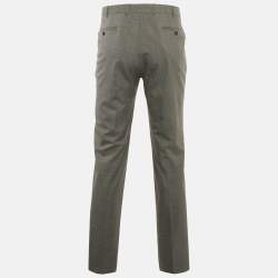 مملوكة مسبقًا Ermenegildo Zegna Grey Wool Formal Pants XL