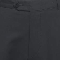 Pre Owned بنطلون إيرمينجيلدو زينيا بيج كوردروي مريح مقاس كبير خصر 33 بوصة