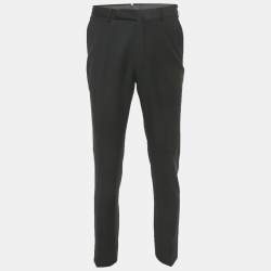 Pre Owned بنطلون إيرمنيجلدو زينيا أسود جباردين رسمي كبير