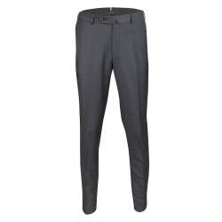 Pre Owned Ermenegildo Zegna Trofeo Grey Wool Slim Fit Trousers L
