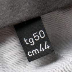 Pre Owned Ermenegildo Zegna Trofeo Grey Wool Slim Fit Trousers L