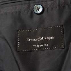 Ermenegildo Zegna Grey Striped Wool Trofeo 600 Mila Suit XL
