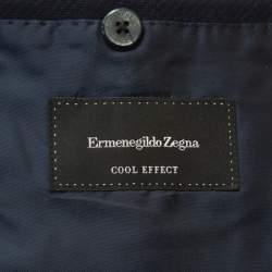 مملوكة مسبقًا Ermenegildo Zegna Navy Blue Cool Effect Wool Blazer L