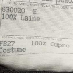 مملوكة مسبقًا Ermenegildo Zegna Grey Striped Wool Three Buttoned Blazer M