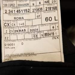 مملوكة مسبقًا Ermenegildo Zegna Black Wool Contrast Trim Detail Tuxedo 5XL (IT 60L)