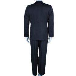 Ermenegildo Zegna Men's Grey Striped Suit M