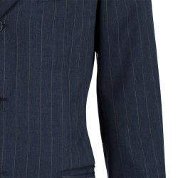 Ermenegildo Zegna Men's Grey Striped Suit M