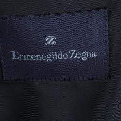 Ermenegildo Zegna Men's Grey Striped Suit M