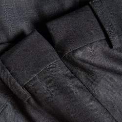 مملوكة مسبقًا بذلة ايرمنيجيلدو زين يا ميلا قصة إعتيادية صوف رمادي نمط كول مقاس كبير جدا جدا جدا جدا